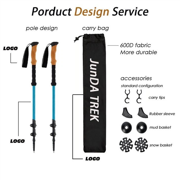 cork handle hiking poles design cork handle hiking poles design