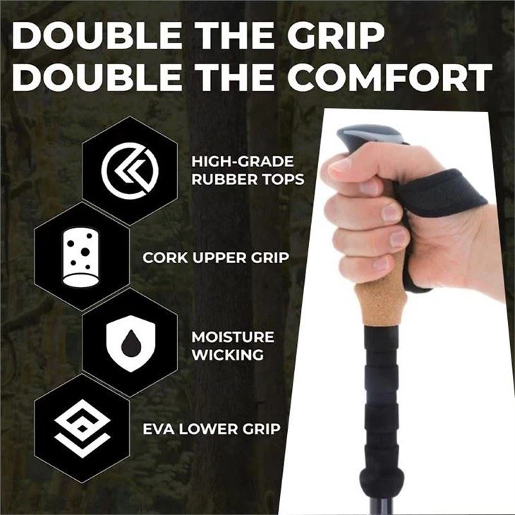 cork handle hiking poles factory cork handle hiking poles factory